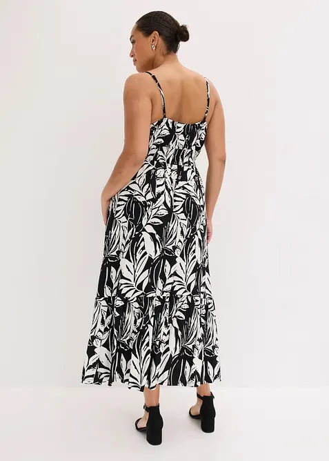 Robe &agrave; fines bretelles en jersey viscose, bonprix