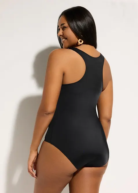 Maillot 1 pi&egrave;ce s&eacute;chage rapide, dos nageur, bonprix