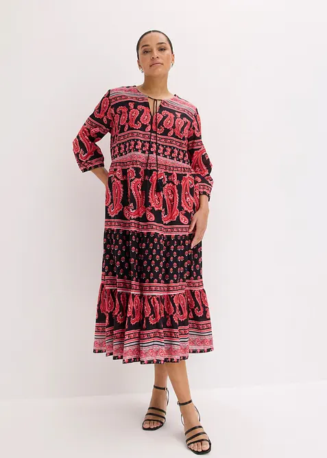 Robe midi 100% coton, bonprix