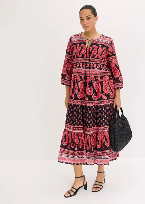 Robe midi 100% coton, bonprix