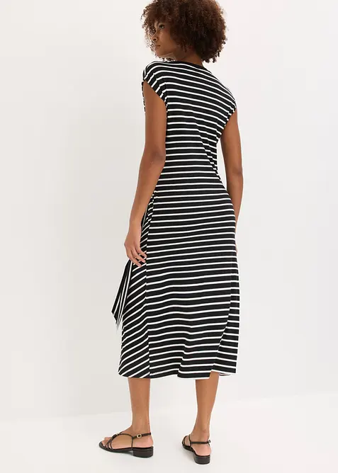 Jerseykleid mit Drapierung, bonprix