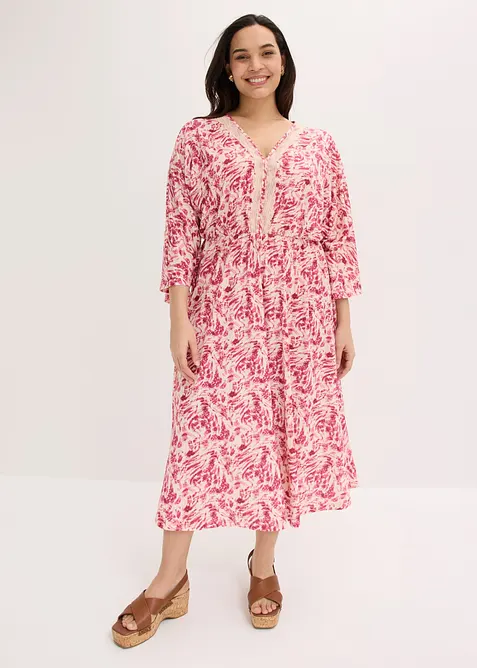 Jerseykleid mit Spitze, bonprix