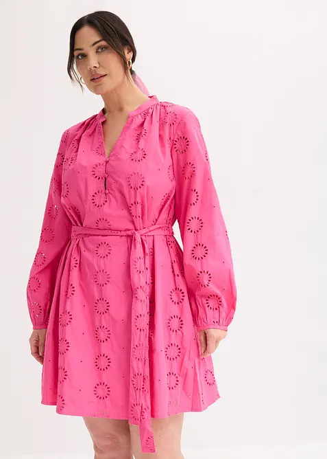 Blusenkleid aus reiner Bio-Baumwolle, bonprix