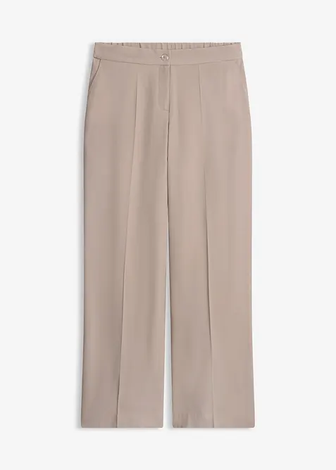 Pantalon large et l&eacute;ger &agrave; pinces, bonprix