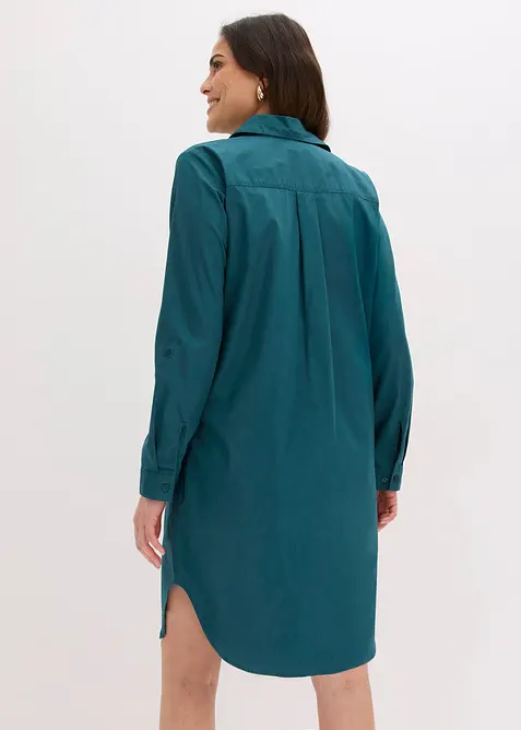 Robe-chemise en popeline de coton, bonprix