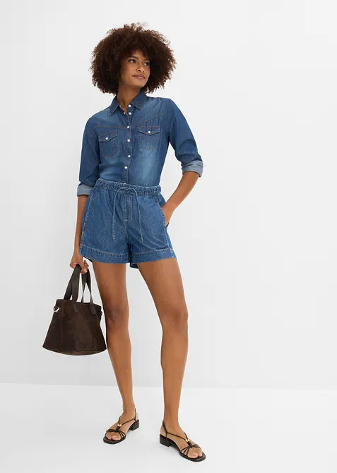 Jeans-Shorts Mid Waist, Bequembund, bonprix