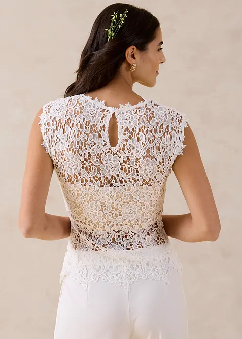 Top en dentelle, bonprix