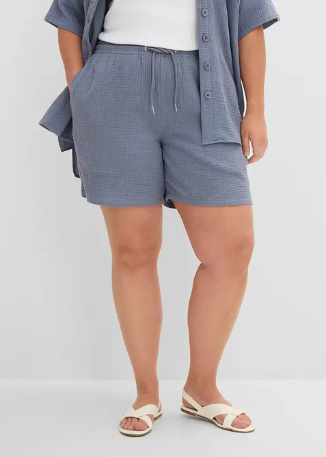 Short en gaze de coton, bonprix