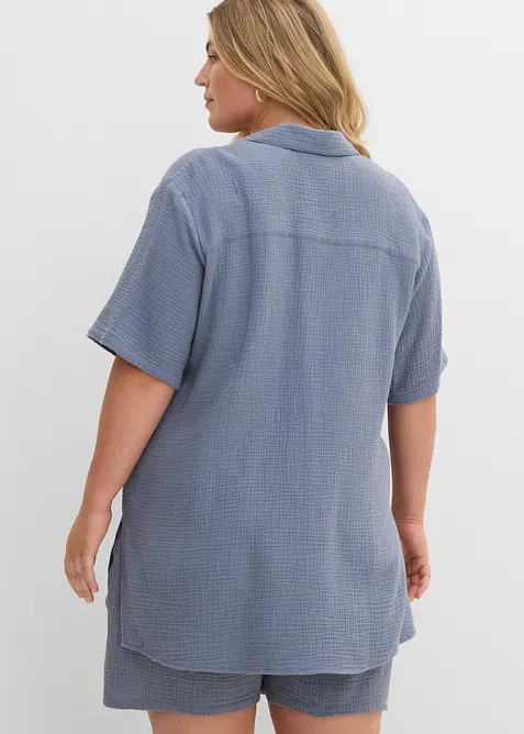 Hemdbluse aus Musselin, bonprix