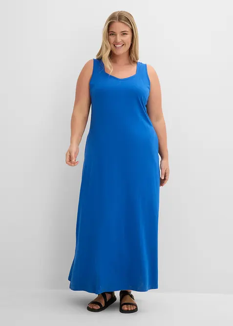 Maxikleid aus Baumwoll- Viskose Mischung, bonprix