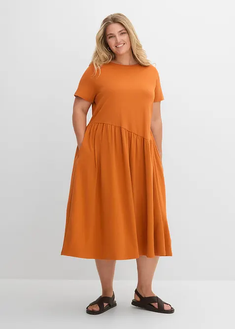 Jersey-Kleid aus reiner Bio-Baumwolle, bonprix