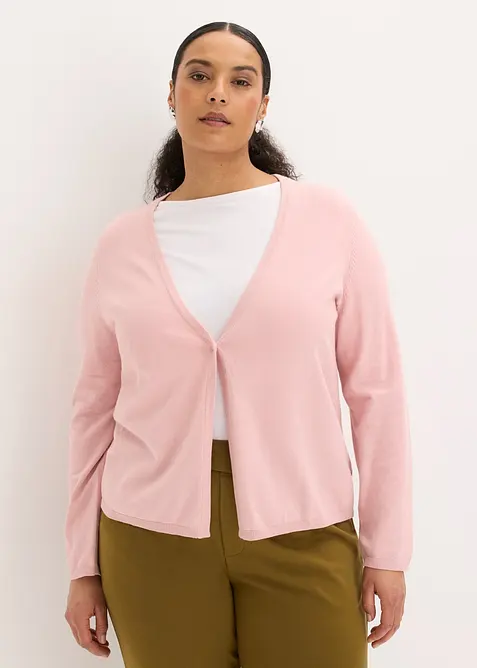 Schlichte Feinstrickjacke, bonprix