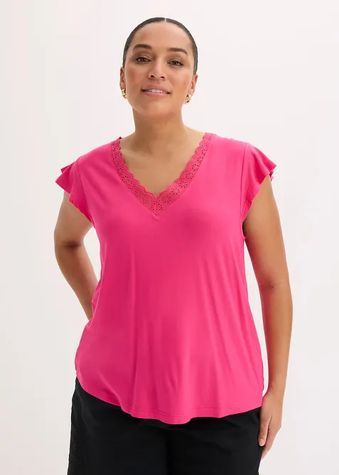 T-shirt en viscose extensible, bonprix