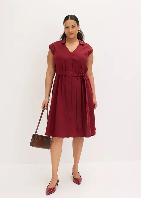 Blusenkleid mit Bindeg&uuml;rtel, bonprix
