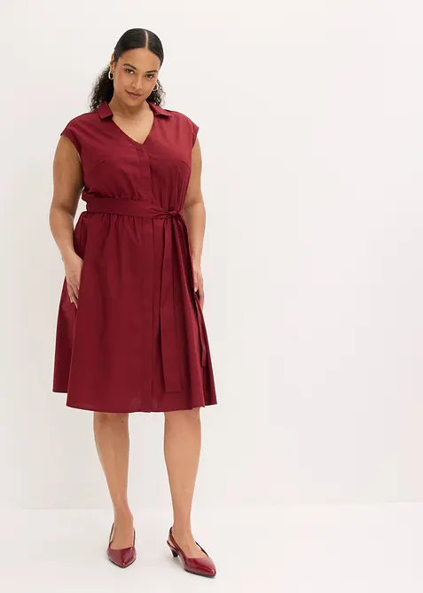 Blusenkleid mit Bindeg&uuml;rtel, bonprix