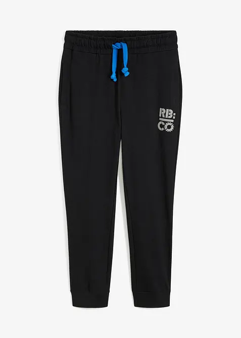 Pantalon de jogging &agrave; d&eacute;tails contrastants, bonprix