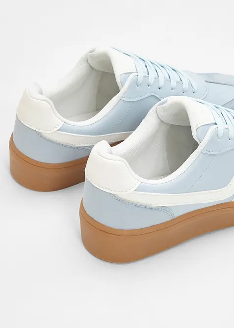 Plateau-Sneaker im Retrolook, bonprix