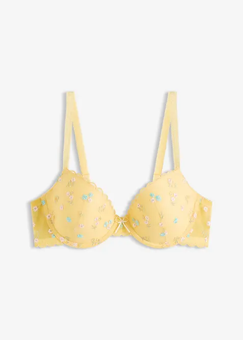 Soutien-gorge &agrave; coques et broderies, bonprix