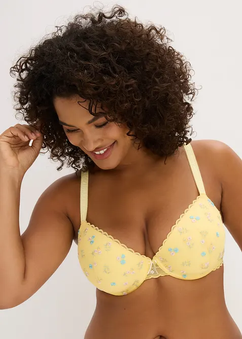 Schalen-BH aus zarter Stickerei, bonprix