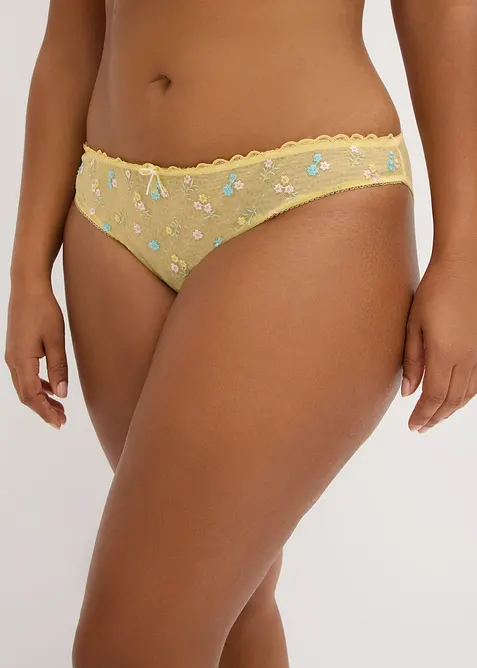 Minislip mit zarter Stickerei, bonprix