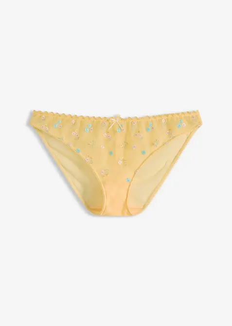 Slip mini &agrave; broderies, bonprix