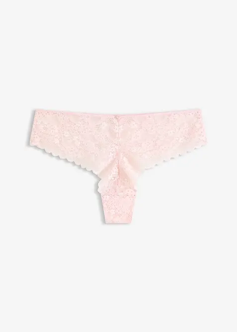 Slip br&eacute;silien en dentelle douce, bonprix