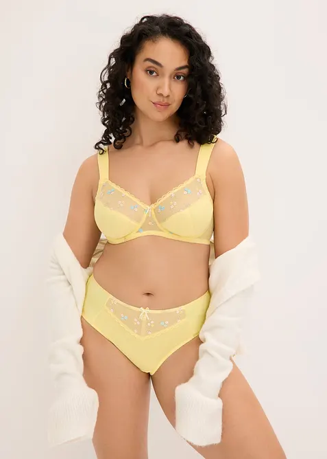 Soutien-gorge minimiseur &agrave; bretelles rembourr&eacute;es, bonprix