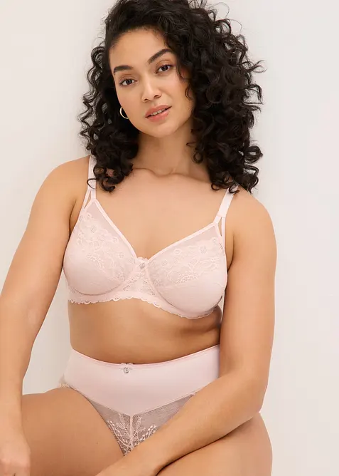 Soutien-gorge minimiseur avec dentelle, bonprix