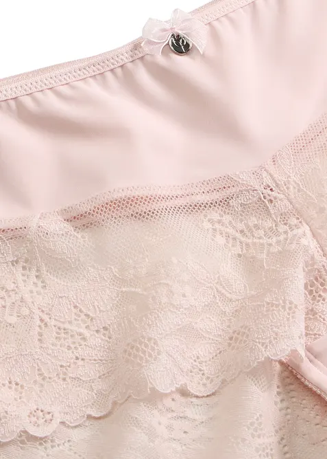 Culotte maxi avec dentelle, bonprix