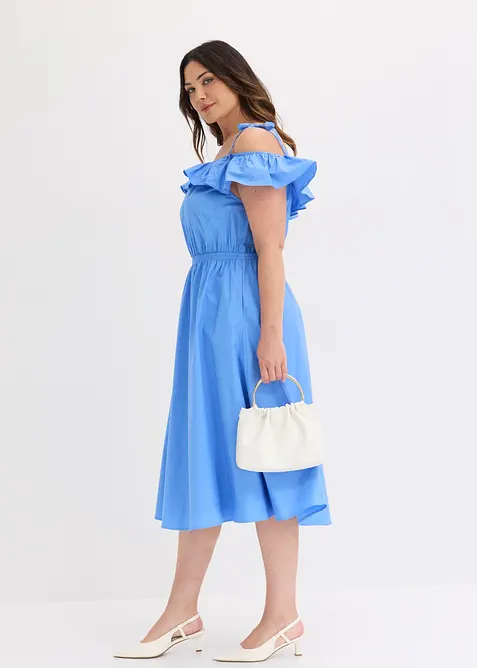 Robe col bardot, bonprix