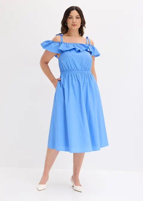 Robe col bardot, bonprix