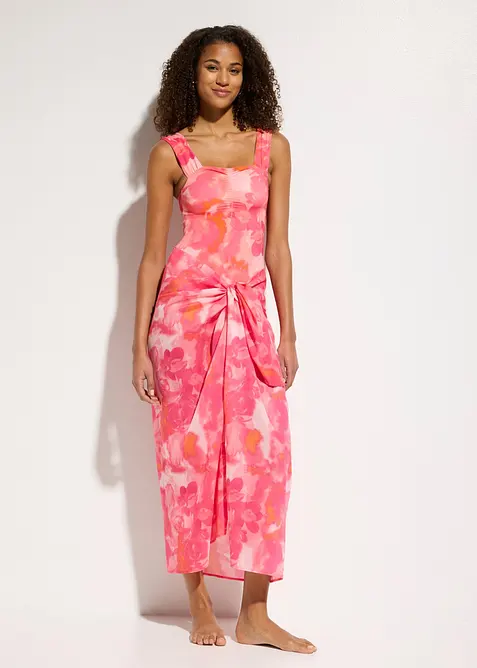 Maillot 1 pi&egrave;ce bandeau &agrave; bretelles larges, bonprix