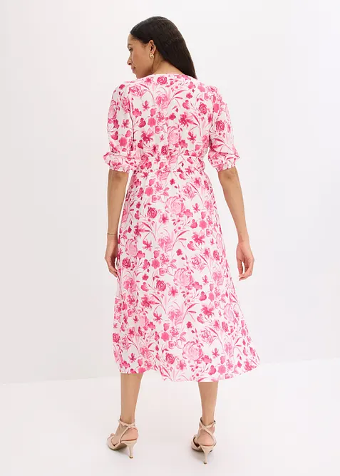 Midikleid aus Viskose-Mix, bonprix