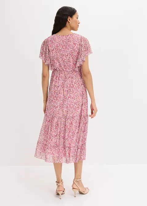 Midikleid aus softem Mesh, bonprix