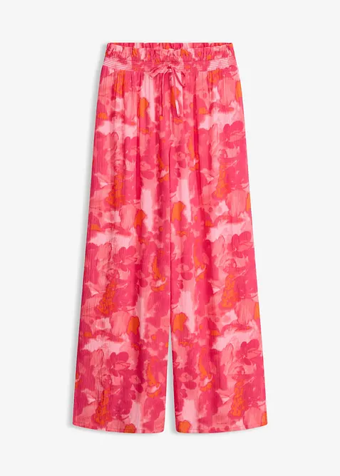 Strandhose aus strukturiertem Crinkle, bonprix