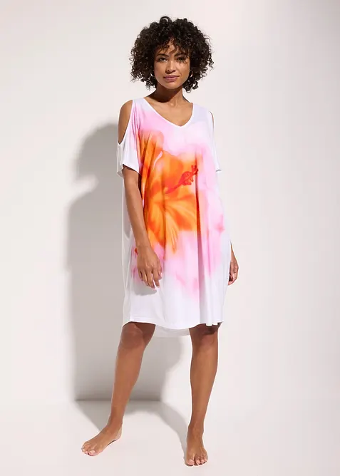 Strandkleid aus flie&szlig;ender Viskose, bonprix