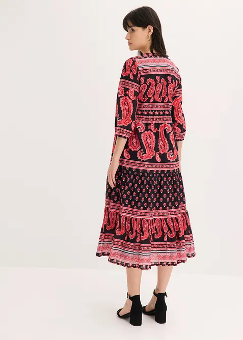 Midikleid aus reiner Baumwolle, bonprix