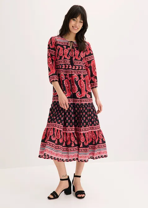 Midikleid aus reiner Baumwolle, bonprix