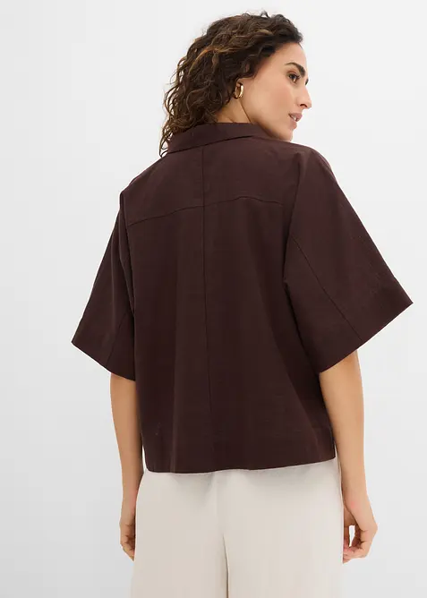 Blouse longue 100% coton, bonprix
