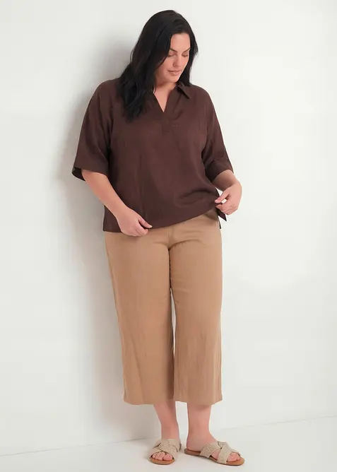 Tunikabluse aus reiner Baumwolle, bonprix