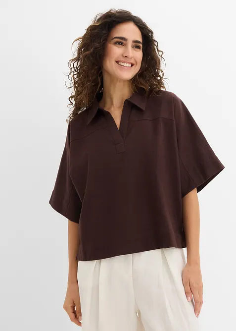 Blouse longue 100% coton, bonprix