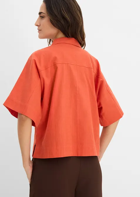 Tunikabluse aus reiner Baumwolle, bonprix