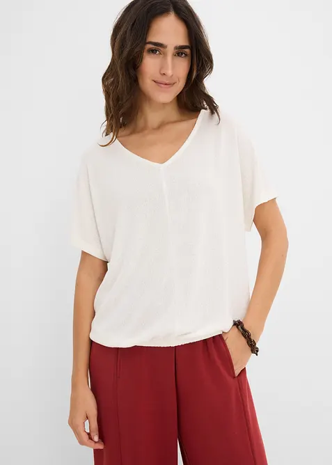 Shirt in Strickoptik, bonprix