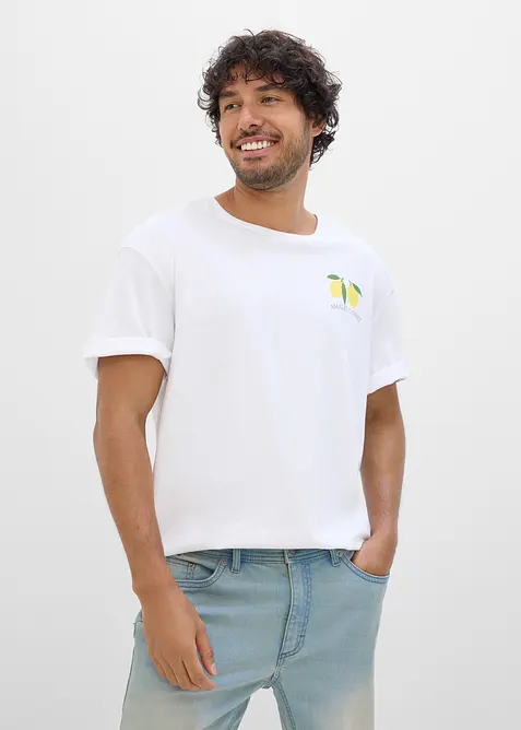 T-shirt loose 100% coton, bonprix