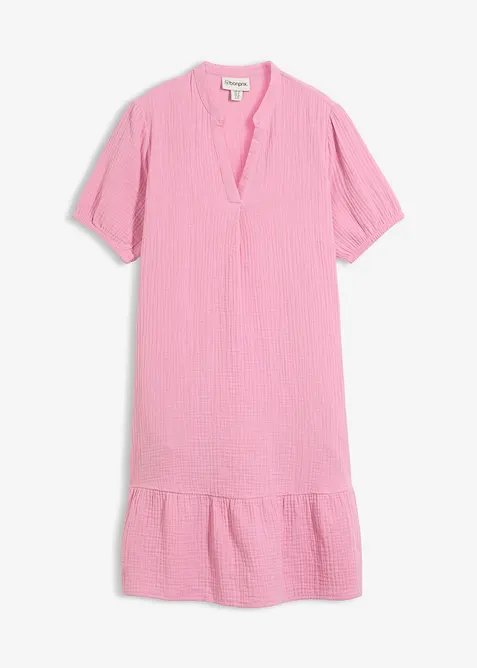 Robe courte en gaze de coton, bonprix