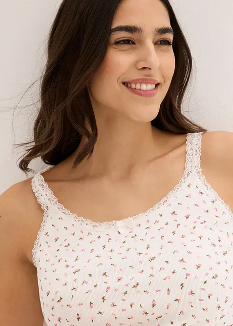 Pyjashort en mati&egrave;re c&ocirc;tel&eacute;e, bonprix