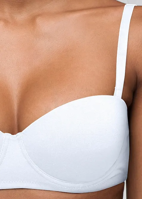 Multiway BH mit B&uuml;gel mit Bio-Baumwolle (2er Pack), bonprix