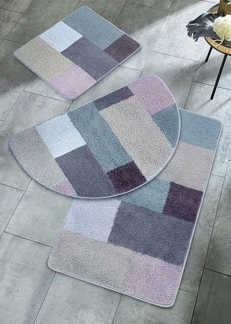 Tapis de bain tuft&eacute; aux couleurs pastel, bonprix