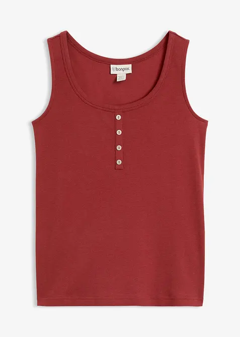 H&uuml;ftlanges Ripp-Top, bonprix