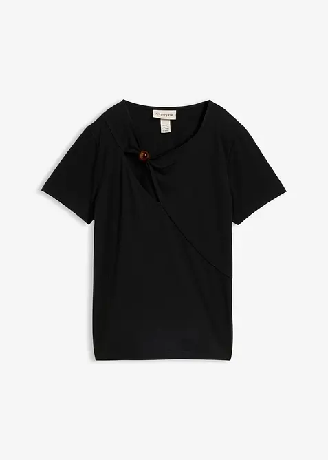 T-Shirt aus flie&szlig;endem Viskose-Mix, bonprix